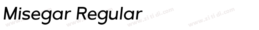 Misegar Regular字体转换